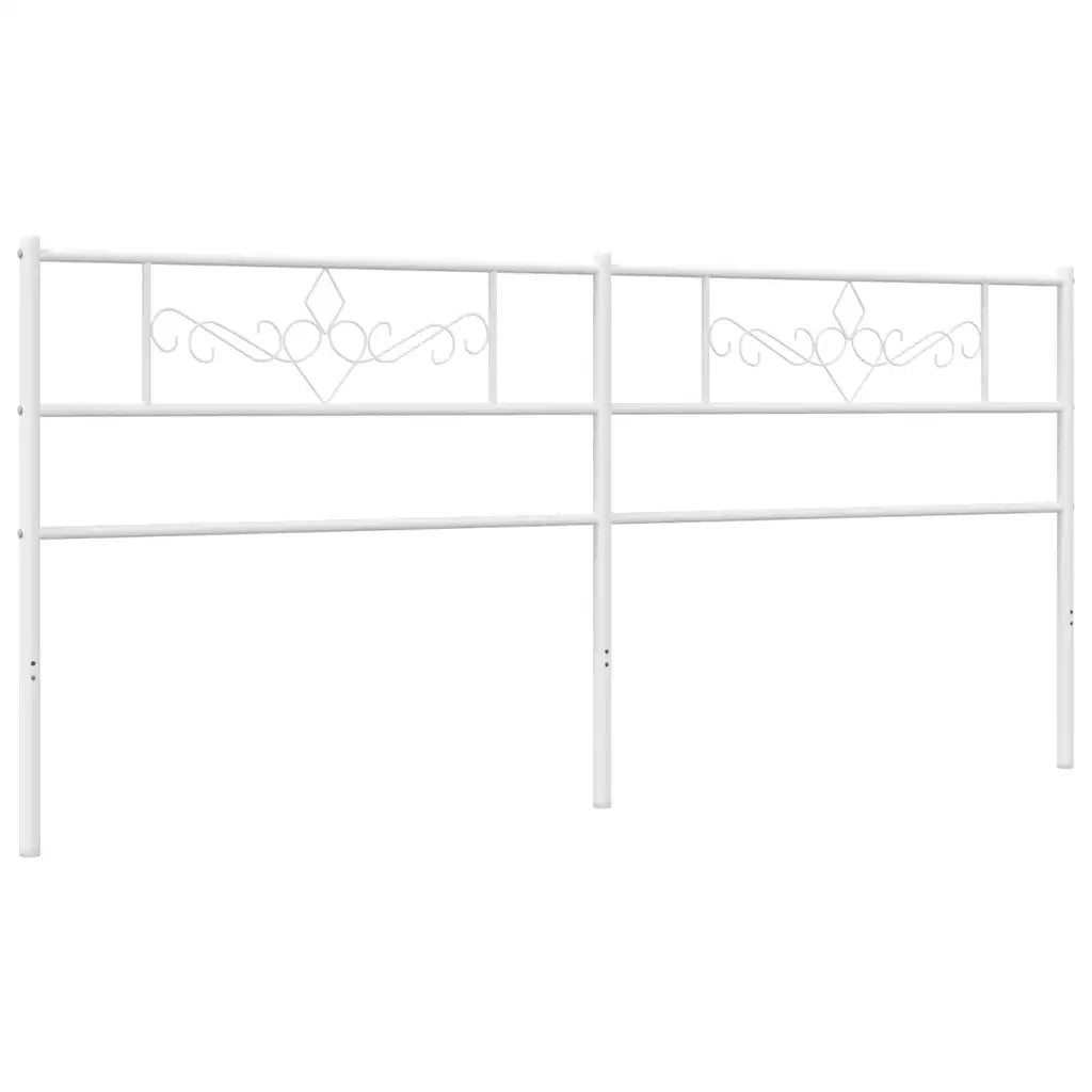 Testiera di Ricambio in Metallo Bianco 193 cm 355353