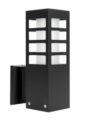 Applique esterna nera alluminio E27 IP54 SU-MA RADO