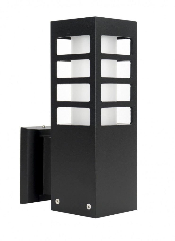 Applique esterna nera alluminio E27 IP54 SU-MA RADO