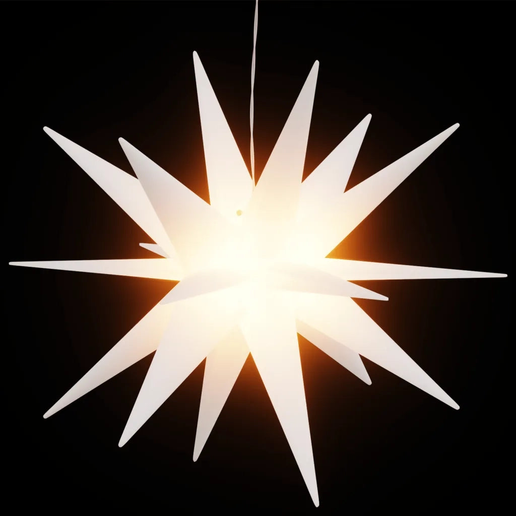 Luce di Natale con LED-Luci decorative natalizie Pieghevole Bianca 43 cm