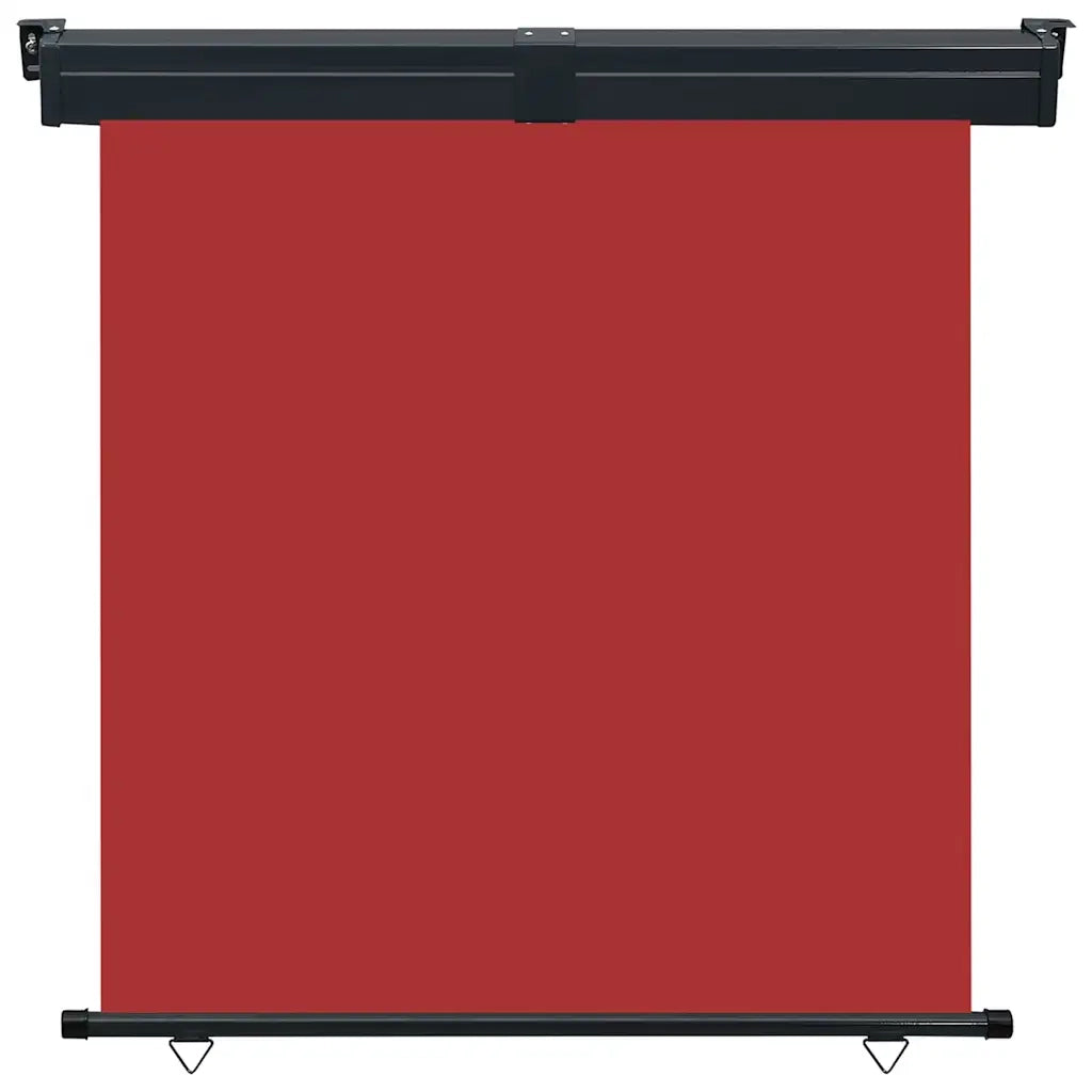 Tendalino Laterale per Balcone-Tenda da Sole Laterale per Patio 175x250 cm Rosso