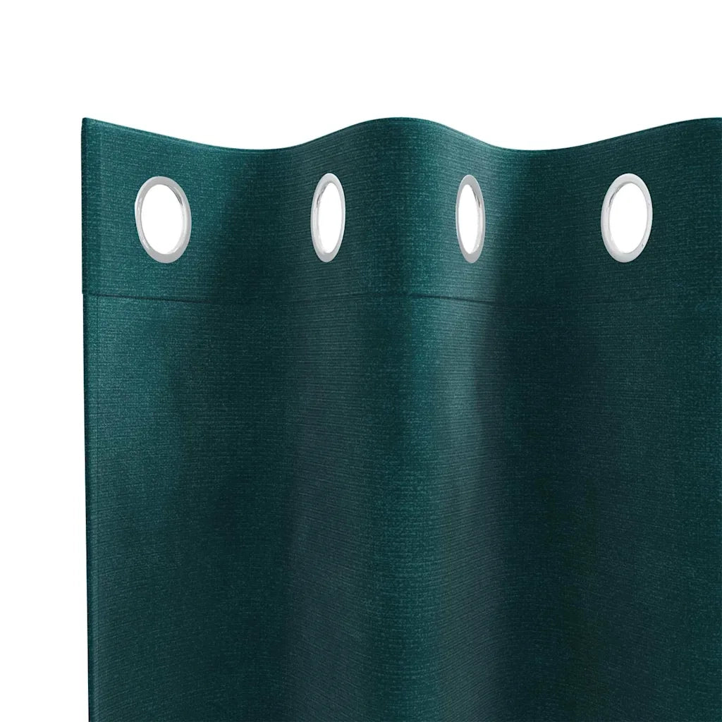 Tende oscuranti 2 pcs Verde Scuro 140 x 225 cm Velluto 4107210
