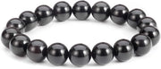 Bracciale di Obsidiana Nera 10mm Mala Tibetana Peruana per Uomo e Donna 17cm