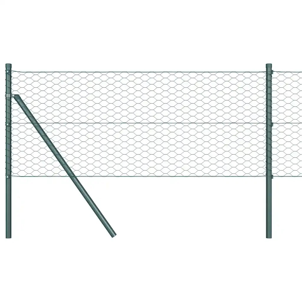 Recinzione Esagonale Verde 0,8 x 100 m PVC 42005455