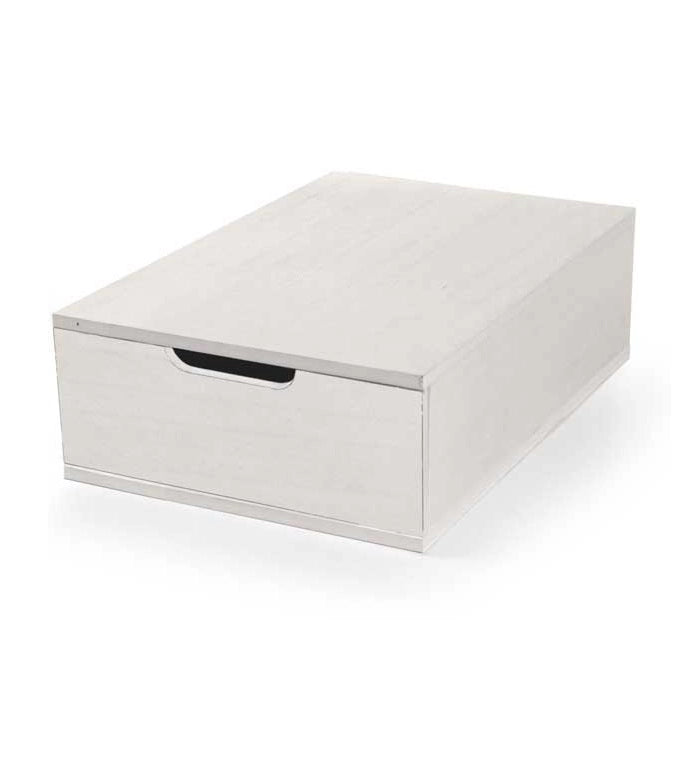 MAURY'S CASSETTO BIANCO PORTAOGGETTI  IN LEGNO CON DIVISORI 22X32X10 CM