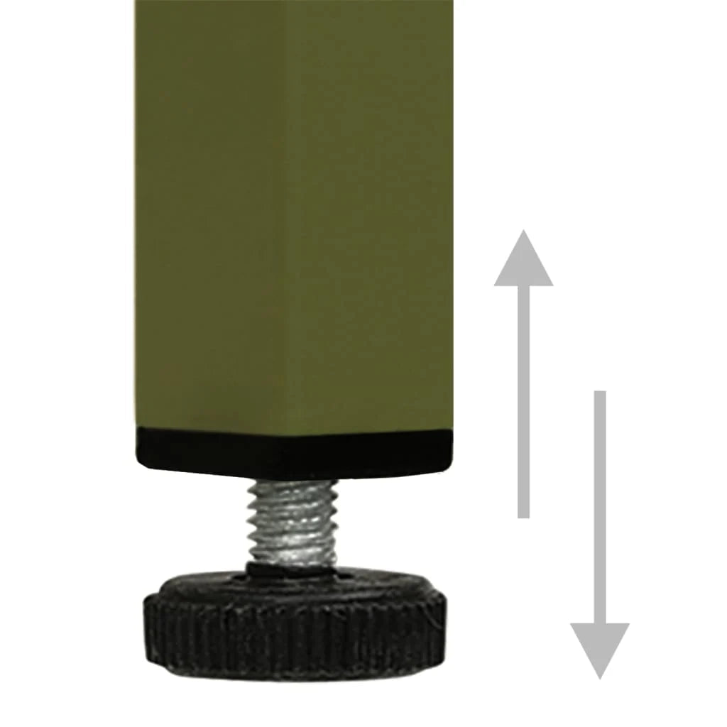 Mobile TV multimediale scaffale TV mobile TV sala da pranzo soggiorno camera da letto verde oliva 105 x 35 x 50 cm acciaio verde 02_0028256
