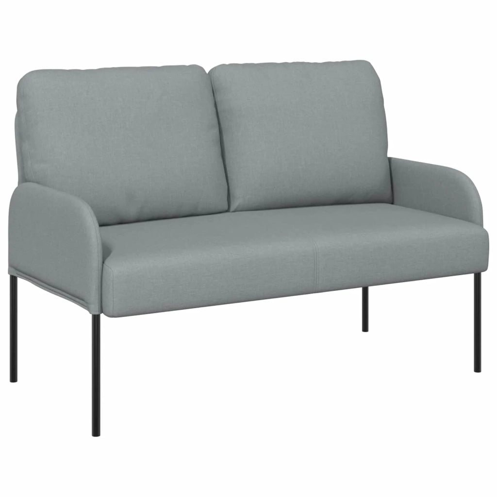 Set divani con cuscino 3 pcs Grigio chiaro 115 x 56 x 80 cm 3406208