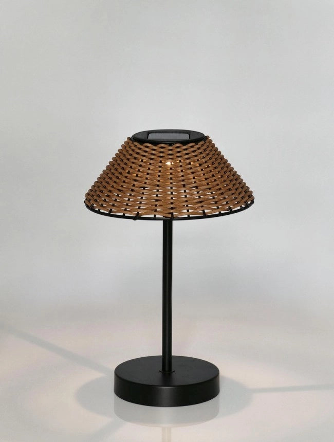 Lampada Tavolo Acciaio Nero da Esterno - TRANQUIL