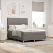 Letto a Sorgente LED con materasso Talpa 160 x 200 cm Tessuto
