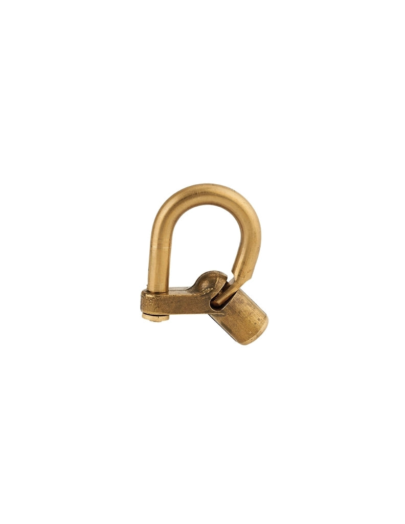 Lucchetto 29 C con tallone piegato, arco in ottone, chiave triangolare 5 mm – THIRARD