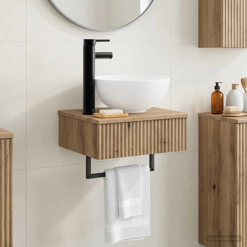 Lavabo da Parete Rovere Artigianale 40 x 35 x 39 cm 890177