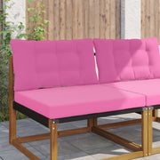Cuscino per divano da esterno 2 pcs Rosa Poliestere 900912