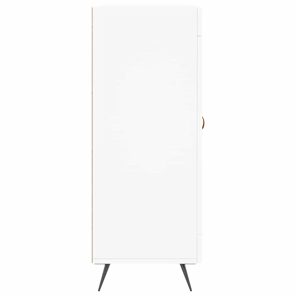 Credenza | Madia | Buffet da pranzo | Armadio da pranzo Bianca 69,5x34x90 cm in Legno Multistrato