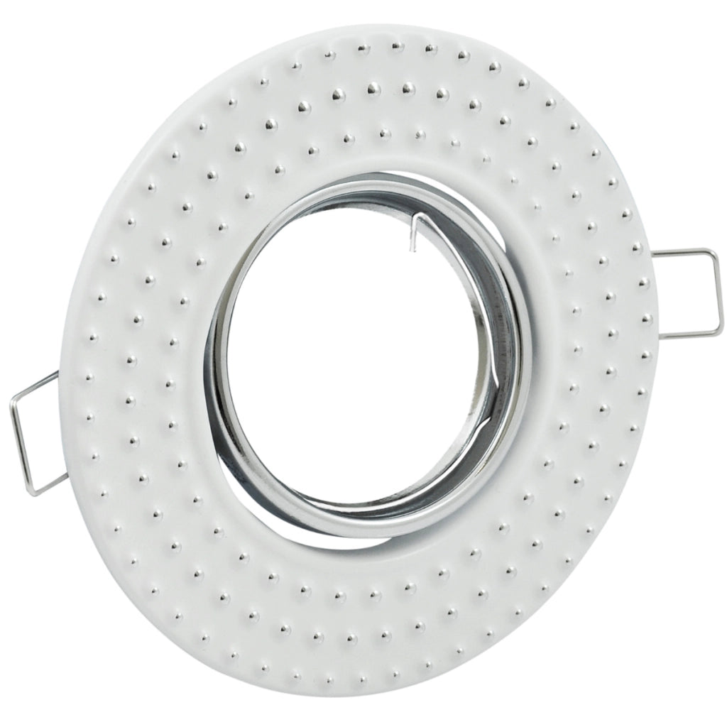 Faretto incasso Polux Fobos 7807 bianco/argento metallo MR16
