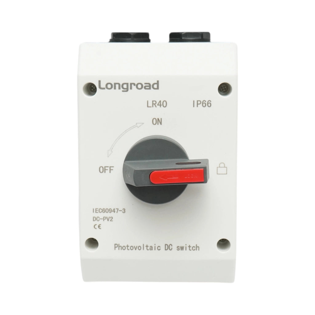 Sezionatore, interruttore LR40, 4P, 32A, 1000V per impianti fotovoltaici Longroad