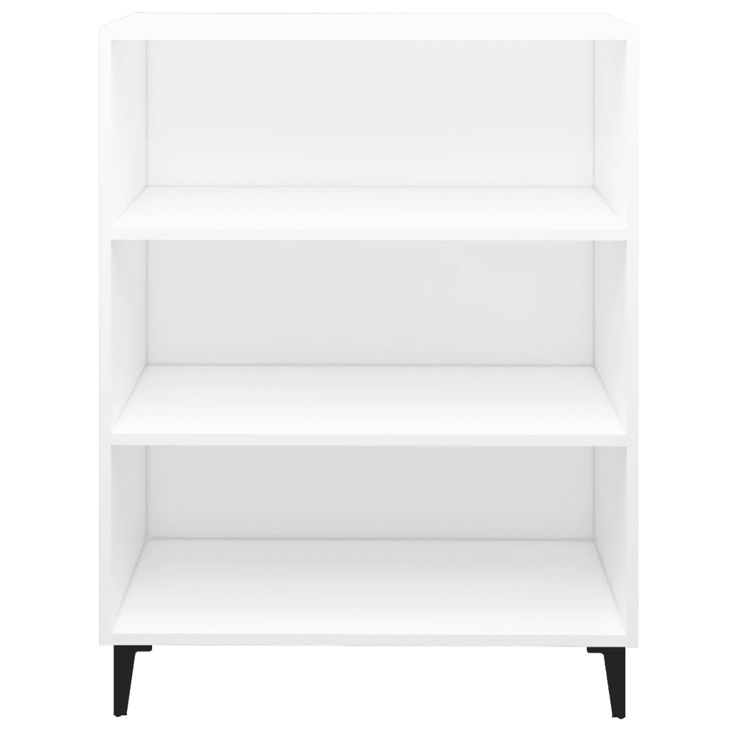 Credenza | Madia | Buffet da pranzo | Armadio da pranzo Bianca 69,5x32,5x90 cm in Legno Multistrato