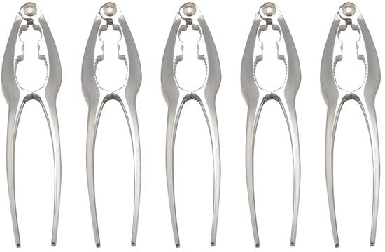 Kit di utensili per la cura delle zozze 5 pezzi con pinza per gamberi