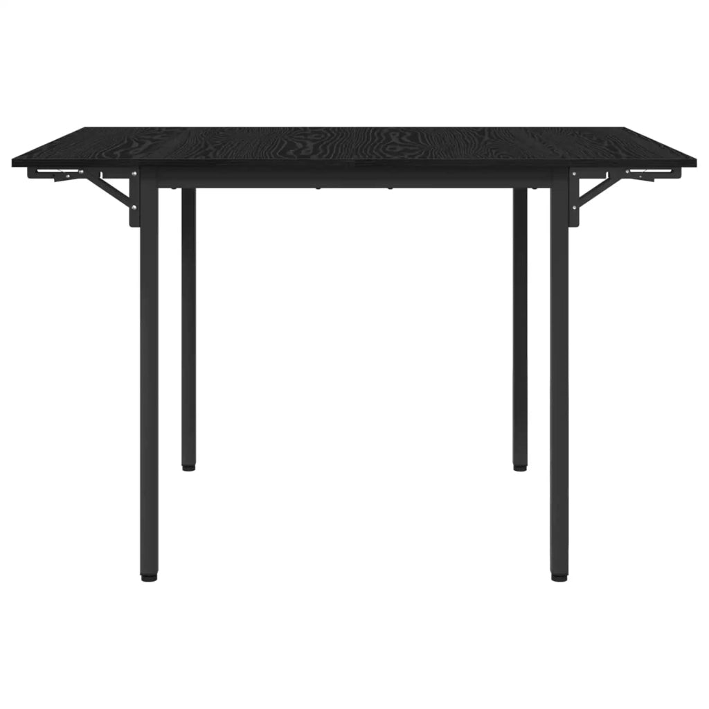 Tavolo da Pranzo Estensibile 120 x 81,5 x 75 cm Rovere Nero 8006115