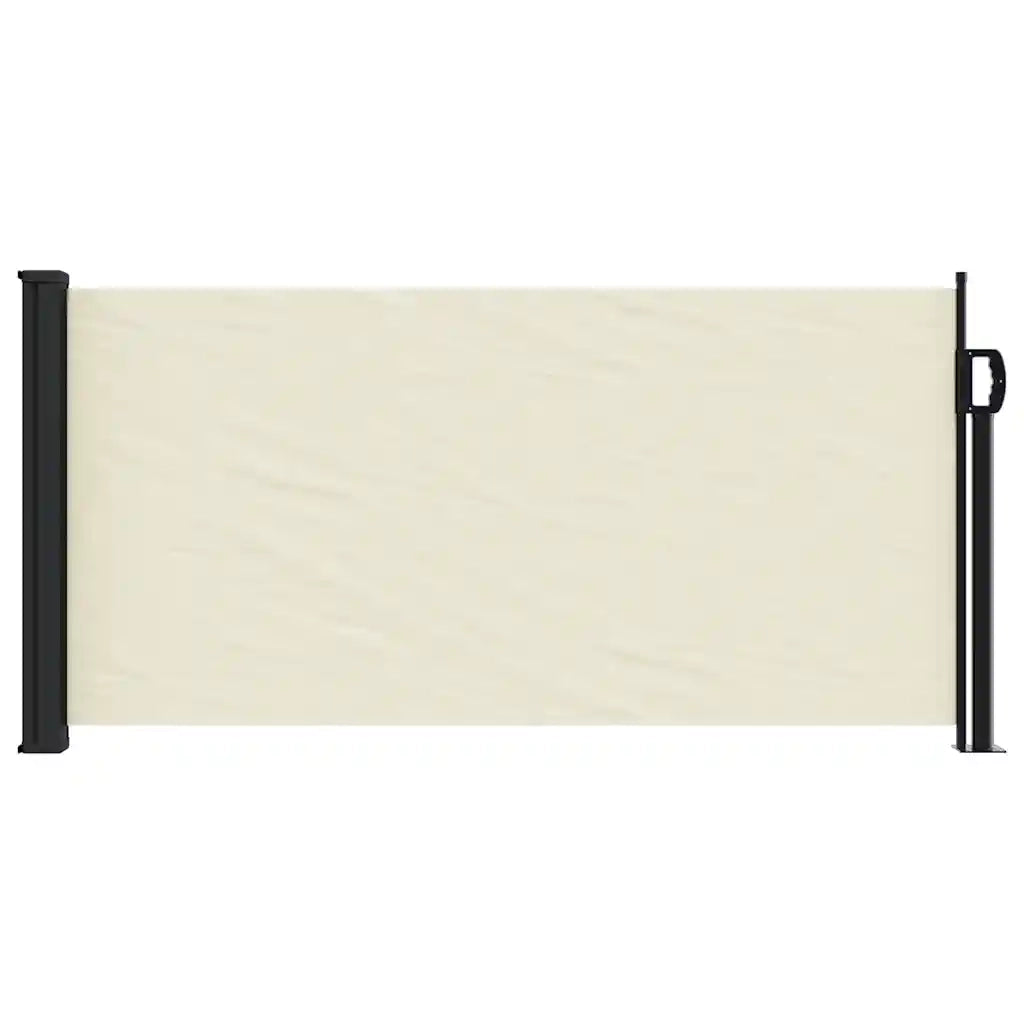 Tenda da Sole | Tenda parasole Laterale Retrattile Crema 100x500 cm
