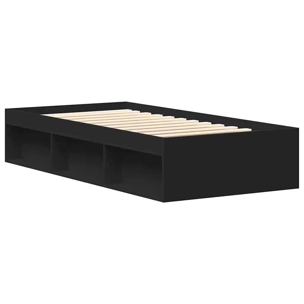 Giroletto-Struttura Letto Nero 75x190 cm Small Single