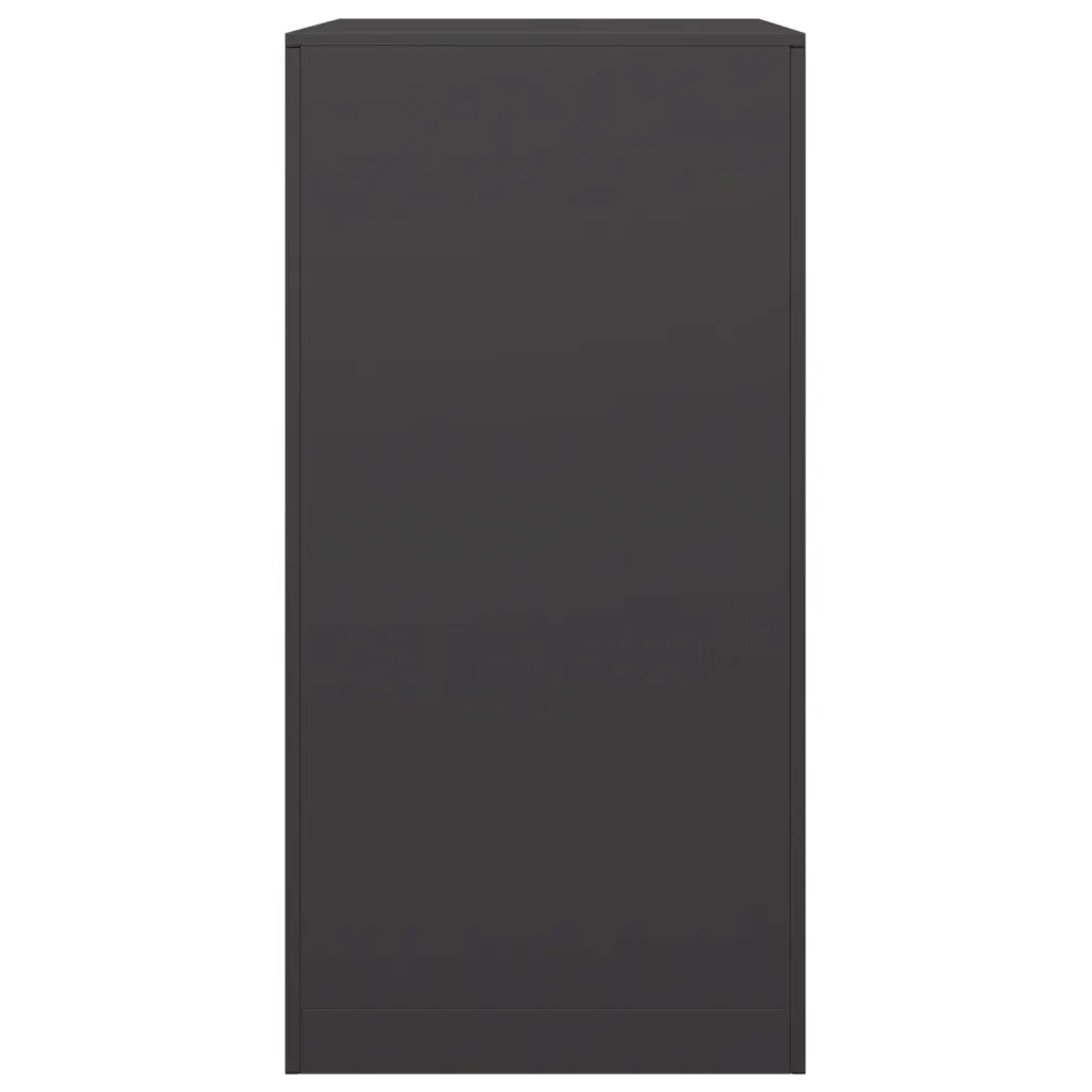 Rastrelliera per Legna da Ardere Nera 60x40x80 cm in Acciaio 850996