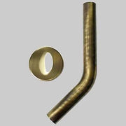 TUBO A 45  ° PER CASSETTA ALTA BRONZATO   EE ? 30     MADE IN ITALY