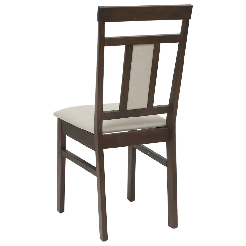Sedia da pranzo 2 pcs Marrone chiaro e chiaro