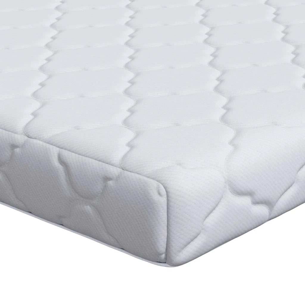 Materasso Bianco 100 x 200 cm Tessuto Jacquard 4106383