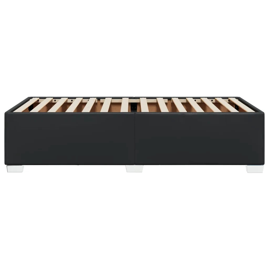 Giroletto-Struttura Letto Nero 80x200 cm in Similpelle 432143