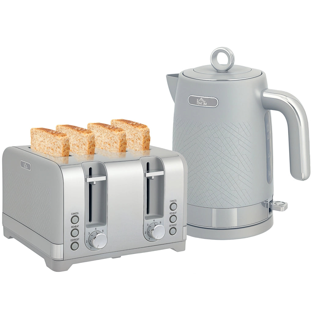 Bollitore e Tostapane Set ¨C Minimal ¨C 1.7L 2200W Bianco