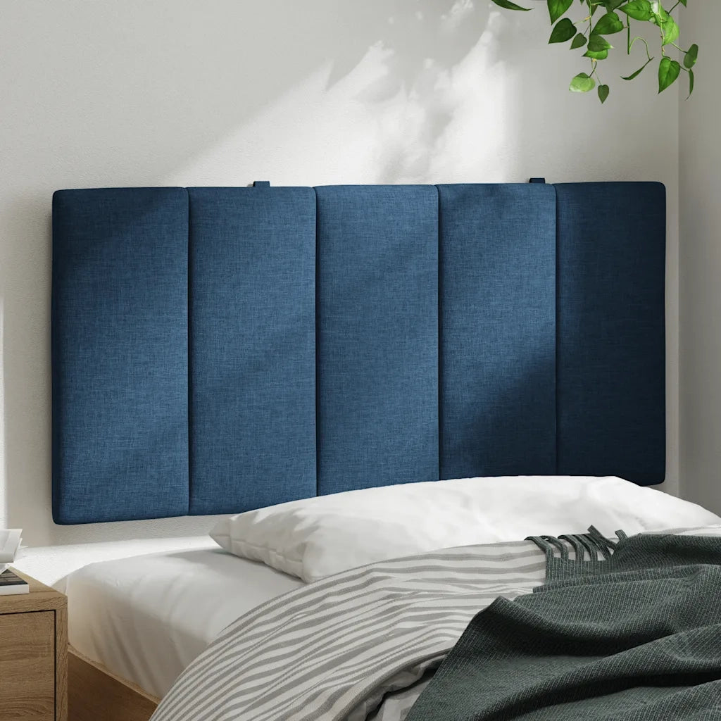 Cuscino Testiera Hanko Blu 100 cm in Tessuto 4019155