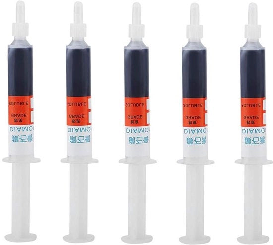 Set di poliatura a diamante 5 pezzi per smerigliare e polire - Pasta a diamante fine con W0.5 # 10000 tritura