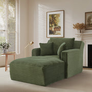 Divano Chaiselongue Moderno in Corda con Materasso Integrato, Poltrona Relax Multifunzionale per Soggiorno, Ufficio e Appartamento, Pronto all'Uso