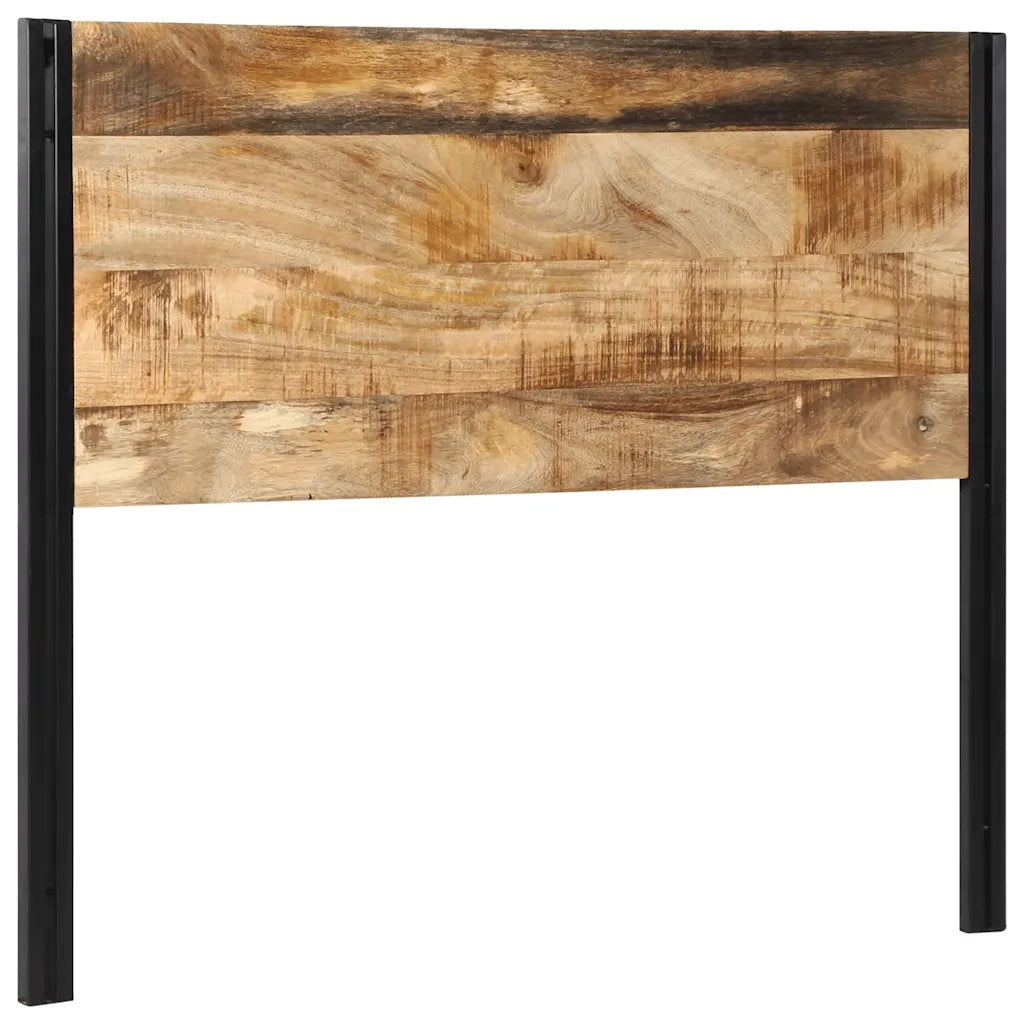 Testiera | Testata 120 cm in Legno Massello di Mango e Ferro