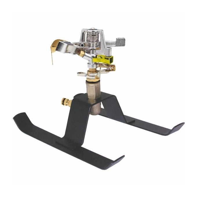 Aquatech 560 Irrigatore a Settori su Slitta in Lega Innesto Rapido Ottone Gittata 14.5 m Portata 1000 l-h 3 bar