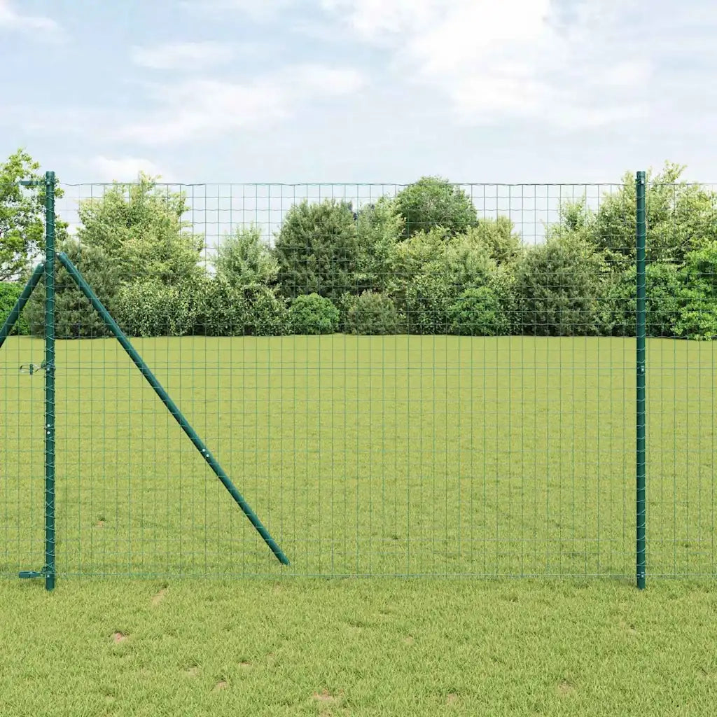 Palo della recinzione 26 pcs Verde 3,2 x 3,2 x 200 cm