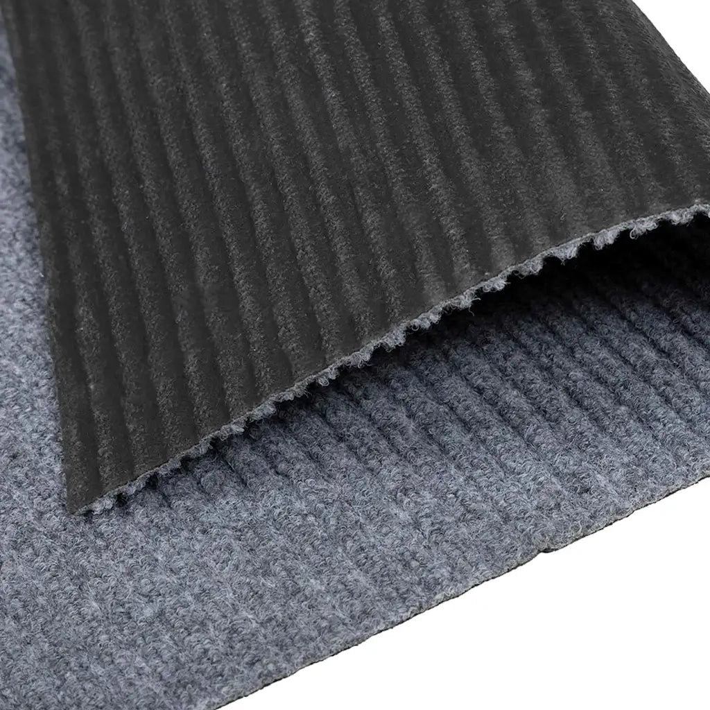 Runner in Moquette | Runner Tappeto Grigio chiaro 100 x 100 cm Tessuto