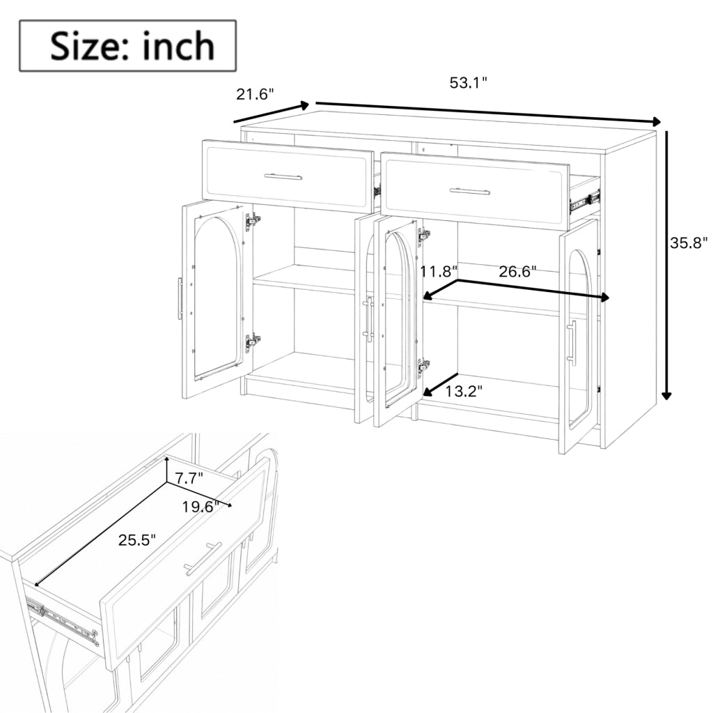 Isola da cucina 135x55x91 cm nera in MDF, LED e ripiani regolabili