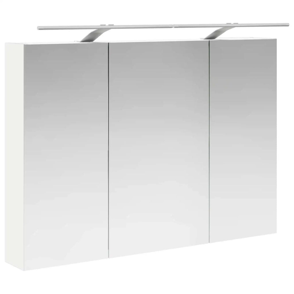 Set di Armadi da Bagno 4 pz Bianco Legno ingegnerizzato 3406455