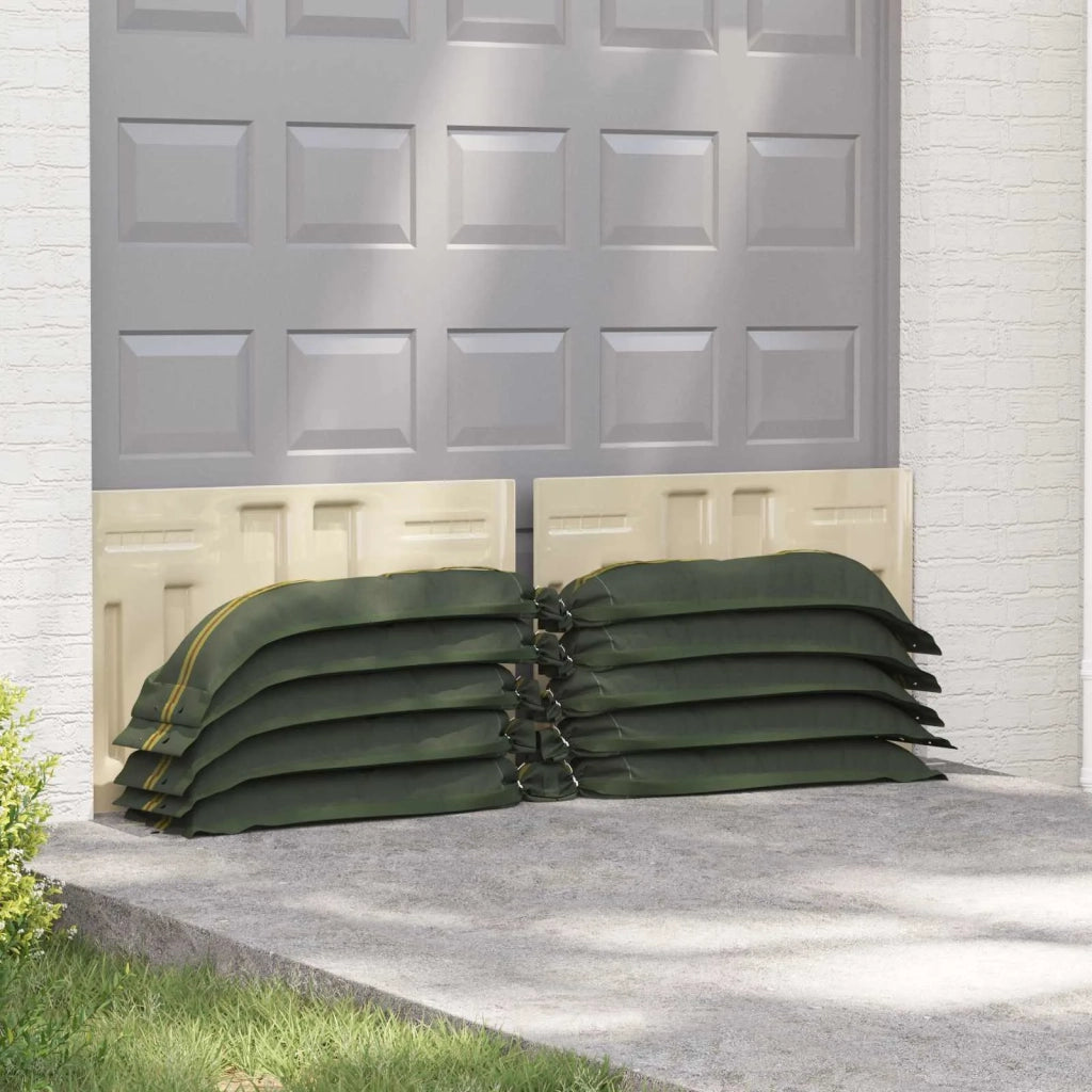 Sacchi di sabbia 50 pcs Verde 120 x 27 cm HDPE 42024173