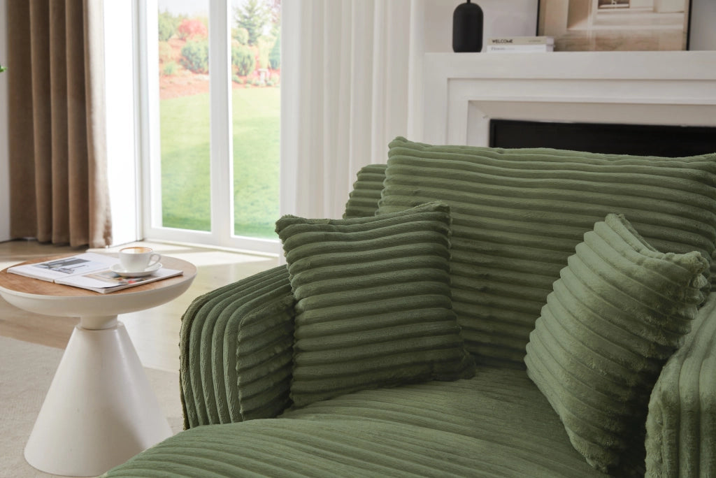 Divano Chaiselongue Moderno in Corda con Materasso Integrato, Poltrona Relax Multifunzionale per Soggiorno, Ufficio e Appartamento, Pronto all'Uso