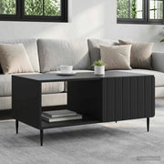 Tavolino da salotto Nero 90 x 50 x 40 cm Legno ingegnerizzato 894496