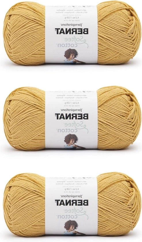 Set di 3 Filo di Cotone Softeee - morbido e duraturo