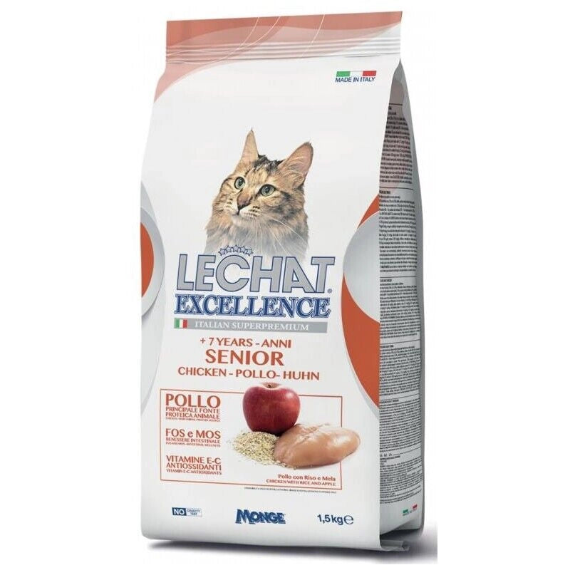 LECHAT EXCELLENCE CROCCANTINI GATTO 1,5 KG SENIOR CON POLLO