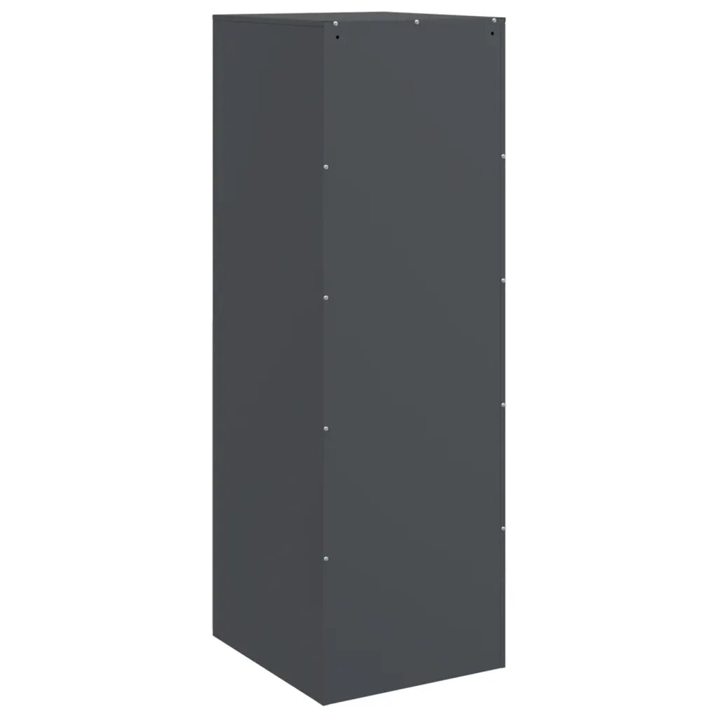 Credenza | Madia | Buffet da pranzo | Armadio da pranzo Antracite 34,5x39x107 cm in Acciaio