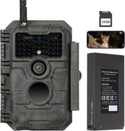 Camera Wi-Fi con batteria 8000 mAh - 64 MP e visione notturna