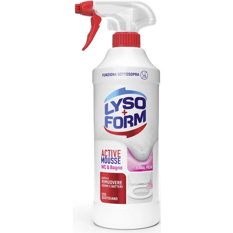LYSOFORM WC & BAGNO ACTIVE MOUSSE OCEAN TRIGGER 435 ML FLORALFRESH OKY