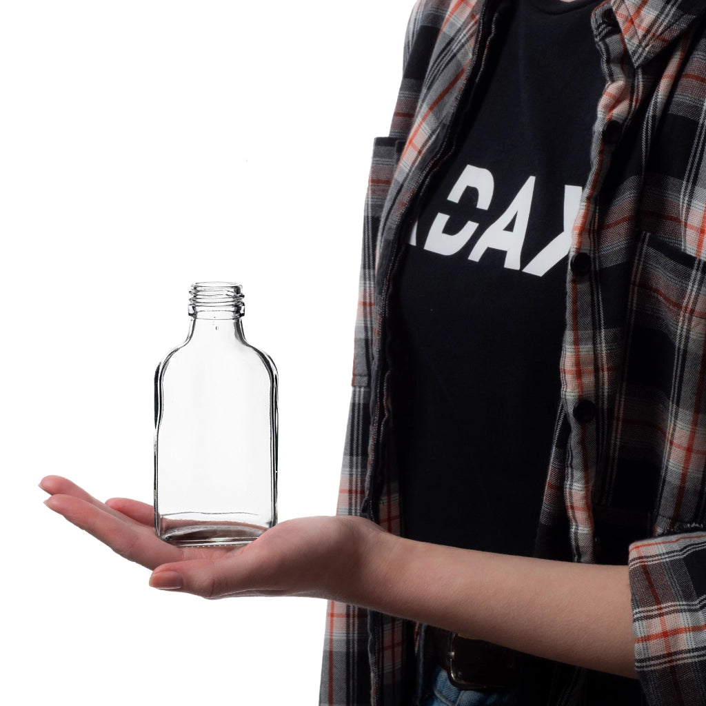 KADAX Flask Bottle 100ml Con Tappo Verde 50pz.