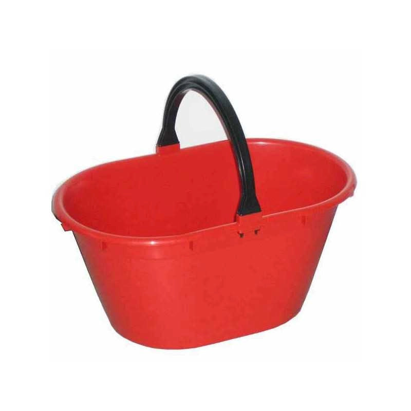 Cesta Ovale Manico Plastica L 20 Ics
