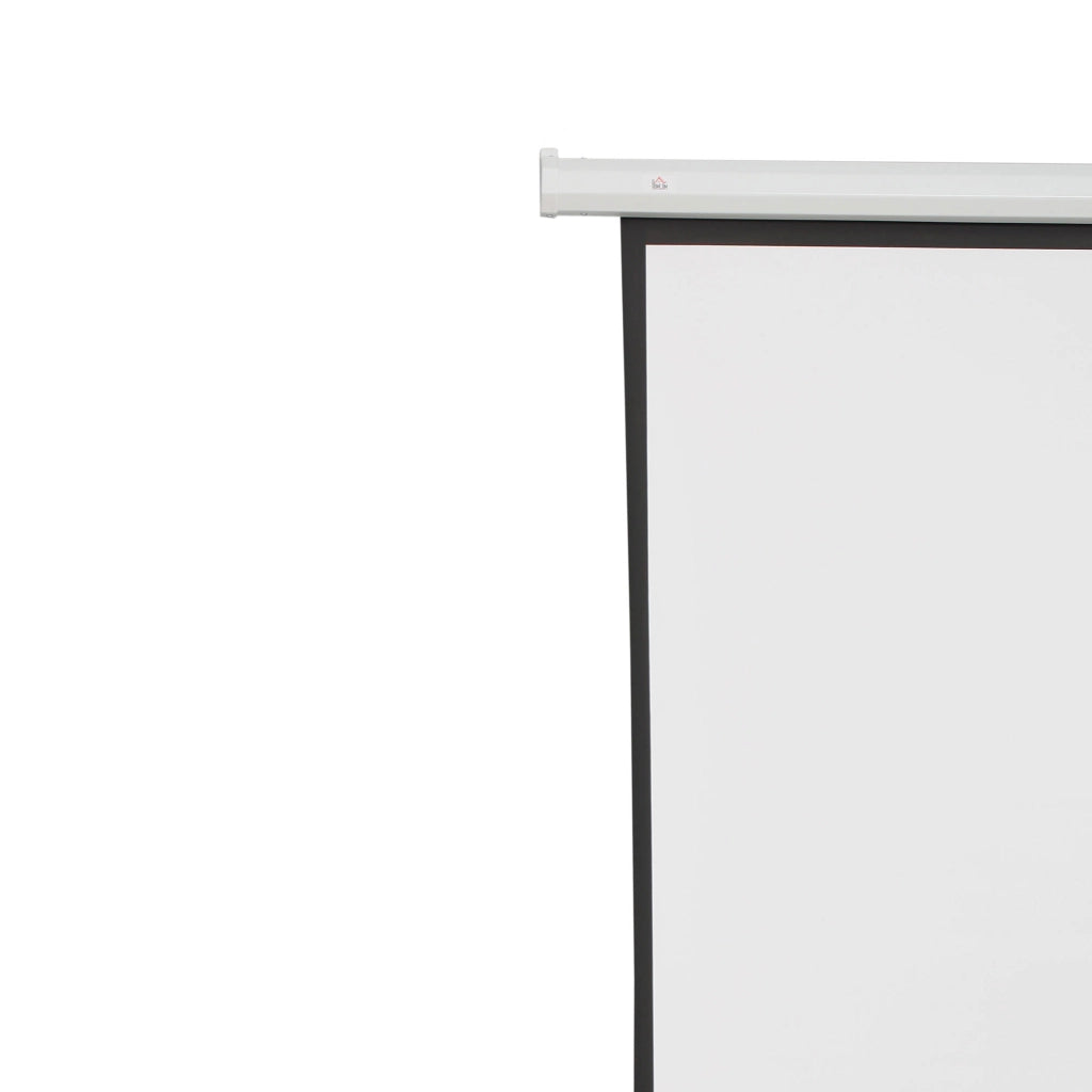 Schermo per Proiettore 120 Pollici Formato 4:3 Regolabile con Telecomando,Schermo di Proiezione Motorizzato Compatto,Installazione a Parete o Soffitto,244x183cm,Bianco